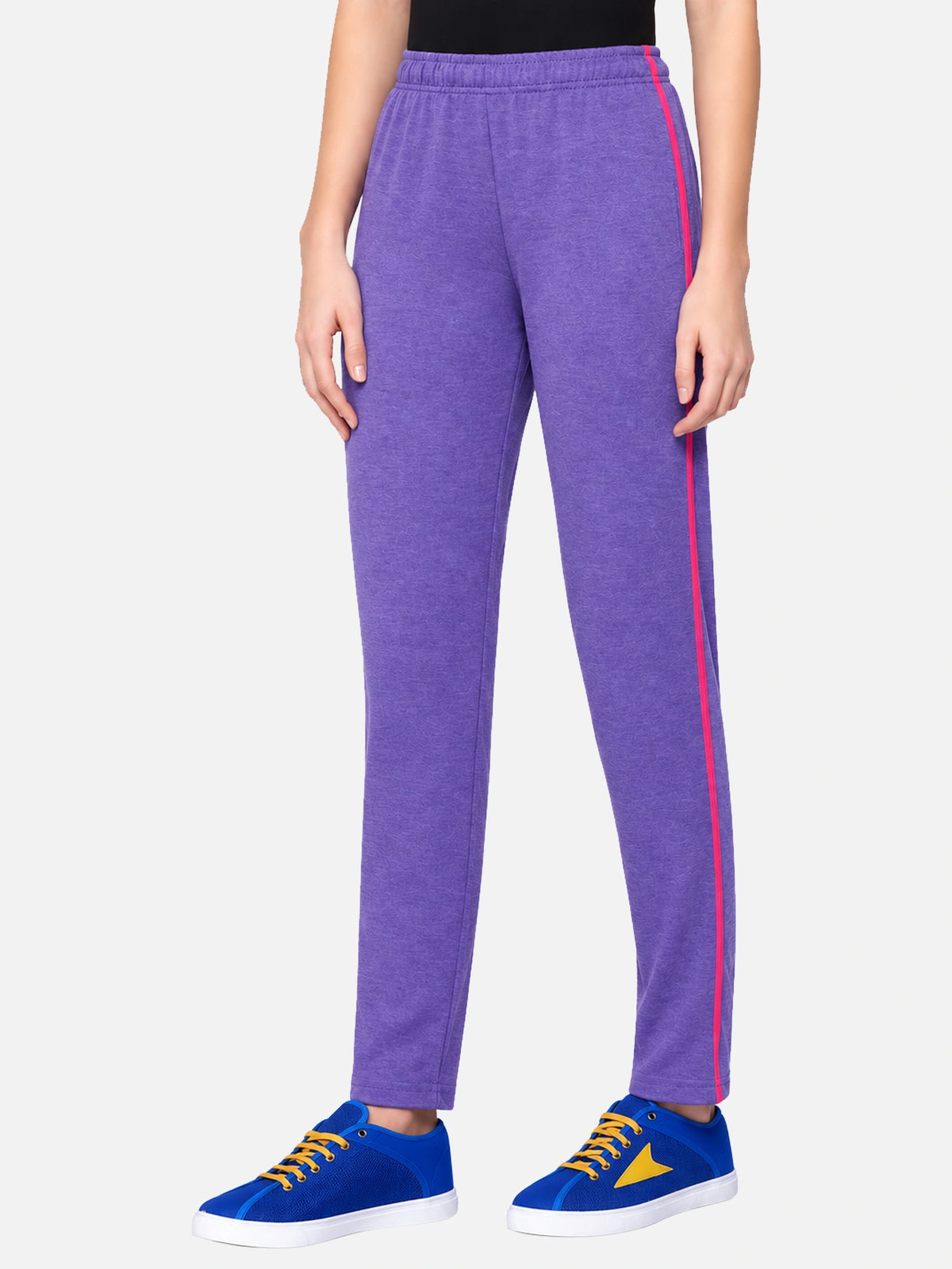 Women Cotton Track Pant with Side Pockets and Regular Fit Jogger Style for Active Casual Wear and Easy Movement