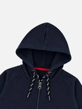 Boys Fleece Hooded Full Sleeve Top for Warm Casual Wear, Comfortable Coverage and Everyday Winter Use - Pack of 1
