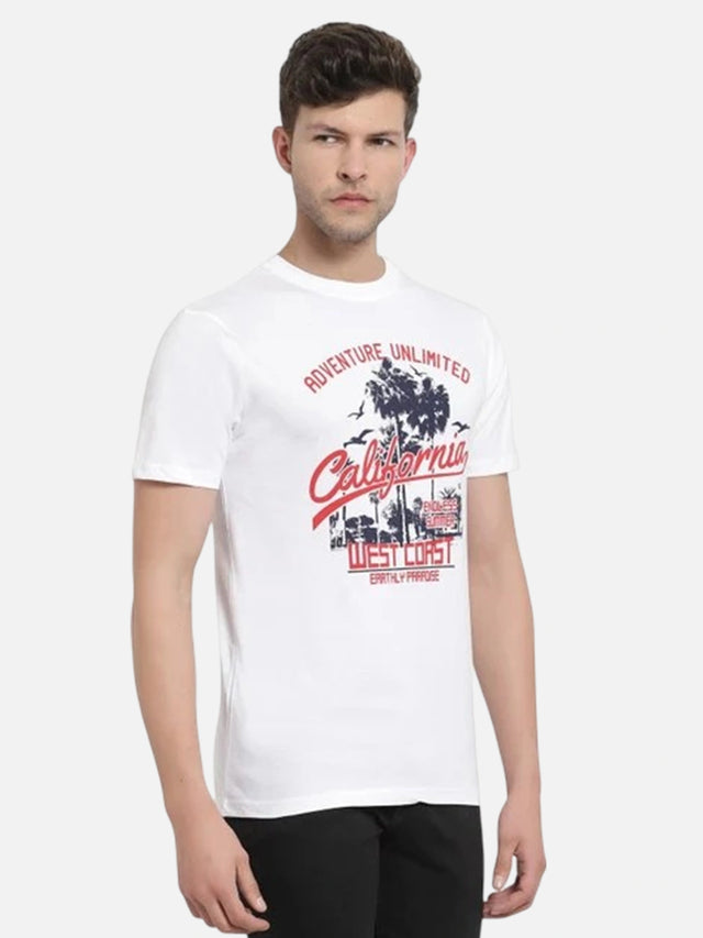 Men T-Shirt Round Neck Half Sleeves with Everyday Casual Styling for Comfort, Travel and Easy Layering