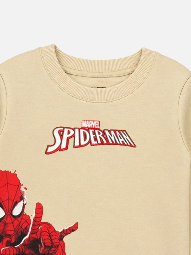 Baby Boys Avengers Round Neck Full Sleeve Sweatshirt for Casual Winter Styling, Everyday Comfort and Easy Movement