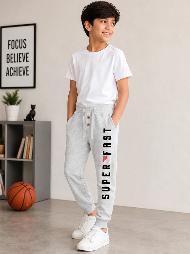 Baby Boys Cotton Regular Fit Track Pant Casual Bottom Wear for Easy Movement, Playtime Comfort and Daily Use - Pack of 1