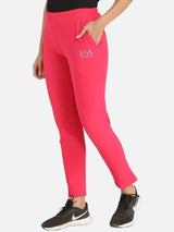 Women Fleece Solid Track Pant with Sports Jogger Styling for Workout, Gym and Everyday Active Wear Comfort