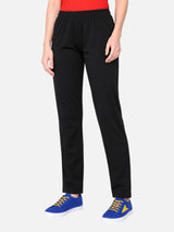 Women Cotton Track Pant with Side Pockets and Regular Fit Jogger Style for Active Casual Wear and Easy Movement