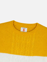 Boys Polyester Blend Round Neck Full Sleeves Sweater with Comfortable Winter Wear Styling and Casual Use