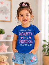 Baby Girls Round Neck Half Sleeve T-Shirt for Casual Dressing, Easy Movement and Regular Wardrobe Use - Pack of 1