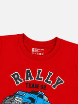 Baby Boys Round Neck Half Sleeve T-Shirt for Casual Wear, Easy Movement, Everyday Comfort and Regular Wardrobe Use