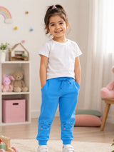Baby Girls Cotton Track Pant for Everyday Comfort, Lounge Wear, Easy Movement and Casual Wardrobe Essentials - Pack of 1