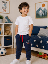 Baby Boys Solid Track Pant for Relaxed Casual Dressing, Lounge Wear and Comfortable Everyday Movement - Pack of 1