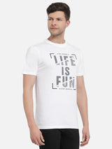 Men T-Shirt Round Neck Half Sleeves with Clean Everyday Styling for Casual Wear and Wardrobe Basics Essentials