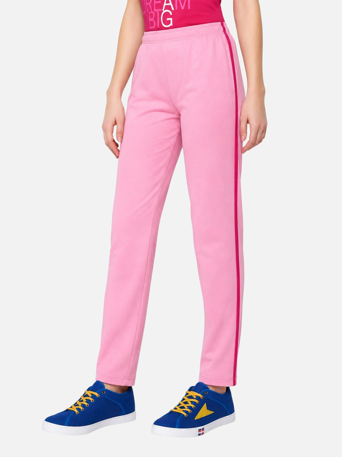 Women Cotton Track Pant with Side Pockets and Regular Fit Jogger Style for Active Casual Wear and Easy Movement