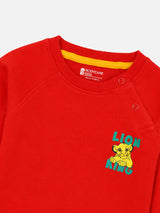 Baby Boys French Terry Printed Full Sleeve Sweatshirt with Soft Cotton Winter Comfort for Casual Wear
