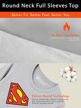 Boys Thermal Set with Round Neck Full Sleeves, Coordinated Warm Comfort and Winter Innerwear Essential - Pack of 1