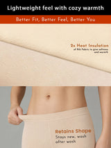 Women Regular Mid Rise Thermal Bottom for Winter Base Layering, Cold-Weather Comfort and Everyday Warm Innerwear - Pack of 1