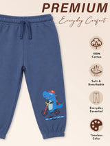 Boys Fleece Track Pant Joggers with Elastic Waistband for Everyday Activewear, Playtime and Casual Comfort - Pack of 1