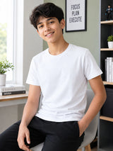 Boys T-Shirt Round Neck Half Sleeves for Everyday Comfort, Casual Styling, Easy Movement and Kids Wardrobe Essentials