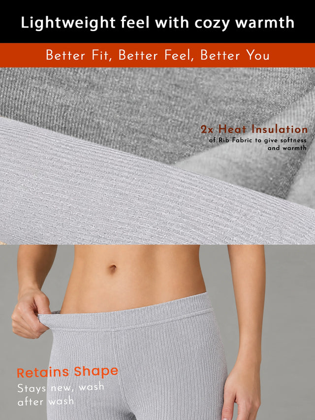 Women Cotton Thermal Bottom for Winter Wear, Warm Base Layer Comfort and Regular Cold-Weather Everyday Use