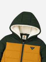 Boys Round Neck Full Sleeves Jacket with Comfortable Outerwear Styling, Easy Movement and Casual Use