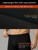 Men Thermal Bottom for Winter Wear, Warm Base Layer Comfort, Cold Weather Protection and Regular Inner Use