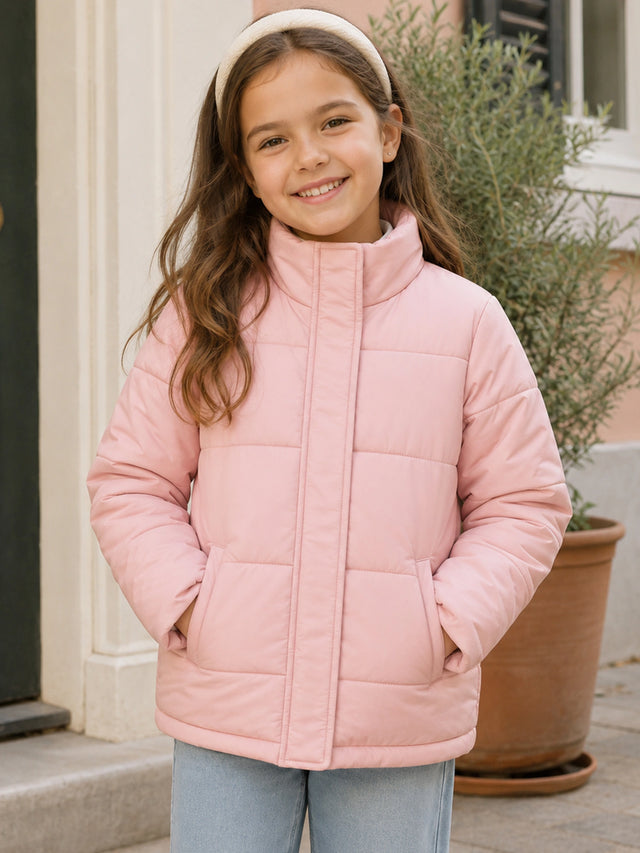 Girls Jacket for Winter Wear, Casual Comfort, Easy Layering, Regular Outfits and Wardrobe Essentials