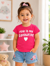 Baby Girls 100% Cotton Antiviral T-Shirt for Comfortable Casual Wear and Everyday Wardrobe Essentials