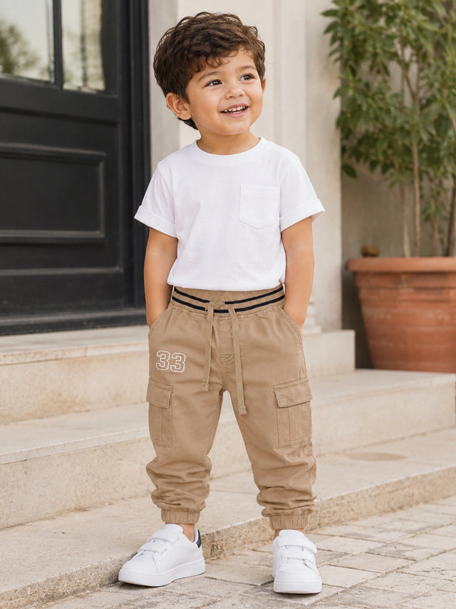 Baby Boys Pant for Everyday Casual Wear, Lounge Comfort, Easy Movement, Regular Wardrobe Use and Daily Essentials