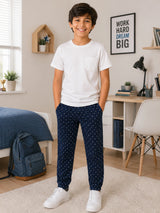 Boys Woven Cotton Pant with Soft Fabric for Casual Wear, Easy Movement and Everyday Wardrobe Comfort