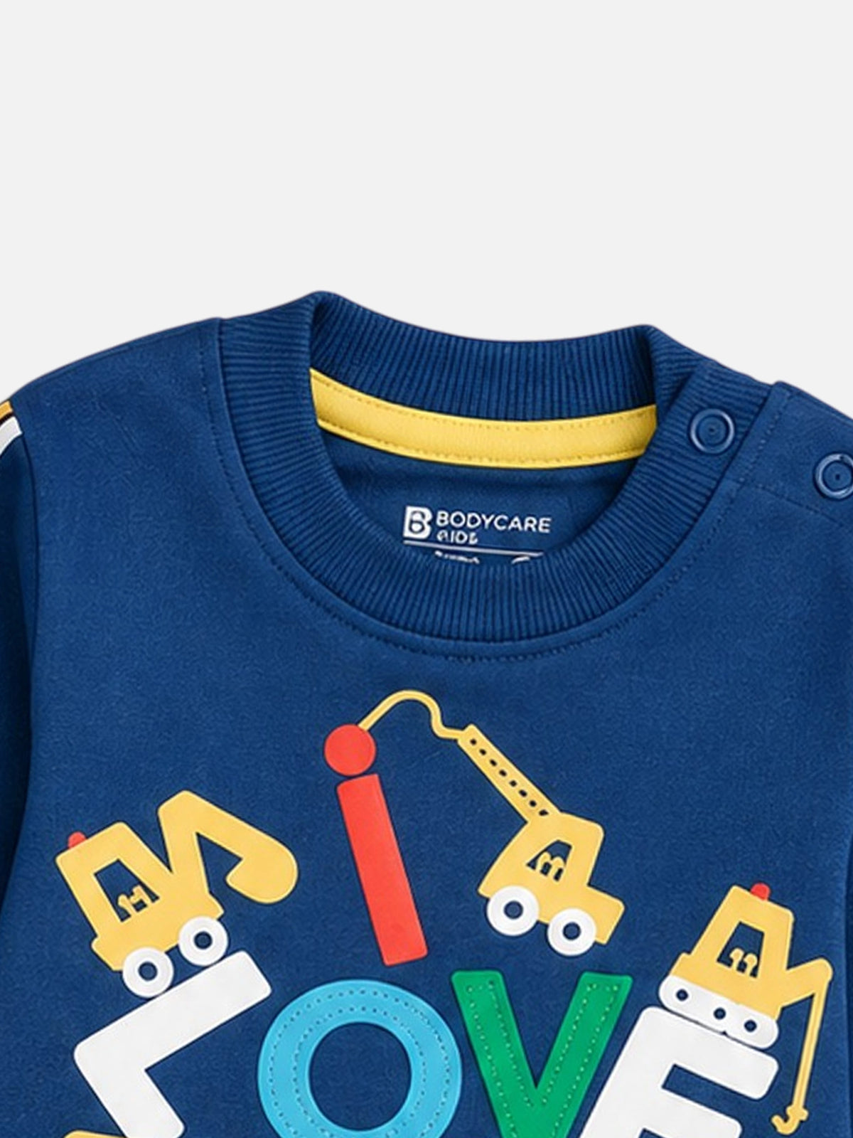 Baby Boys French Terry Printed Full Sleeve Sweatshirt Pullover with Soft Cotton Fabric for Winter Wear and Casual Comfort