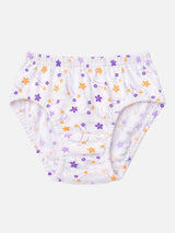 Girls 100% Cotton Panty with Inner Elastic for Soft Everyday Innerwear Comfort and Regular Use - Pack of 6