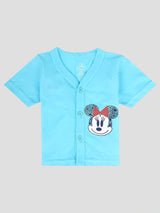 Baby Girls Minnie & Friends Innerwear Vest Camisole Half Sleeves for Easy-Wear Comfort and Layering - Pack of 3