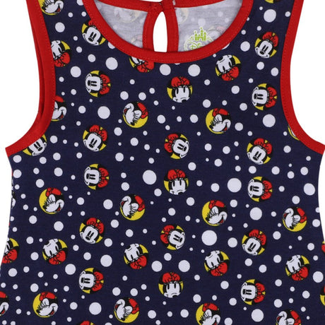 Bodycare Minnie & Friends Girls Cotton Frock Round Neck Half Sleeves