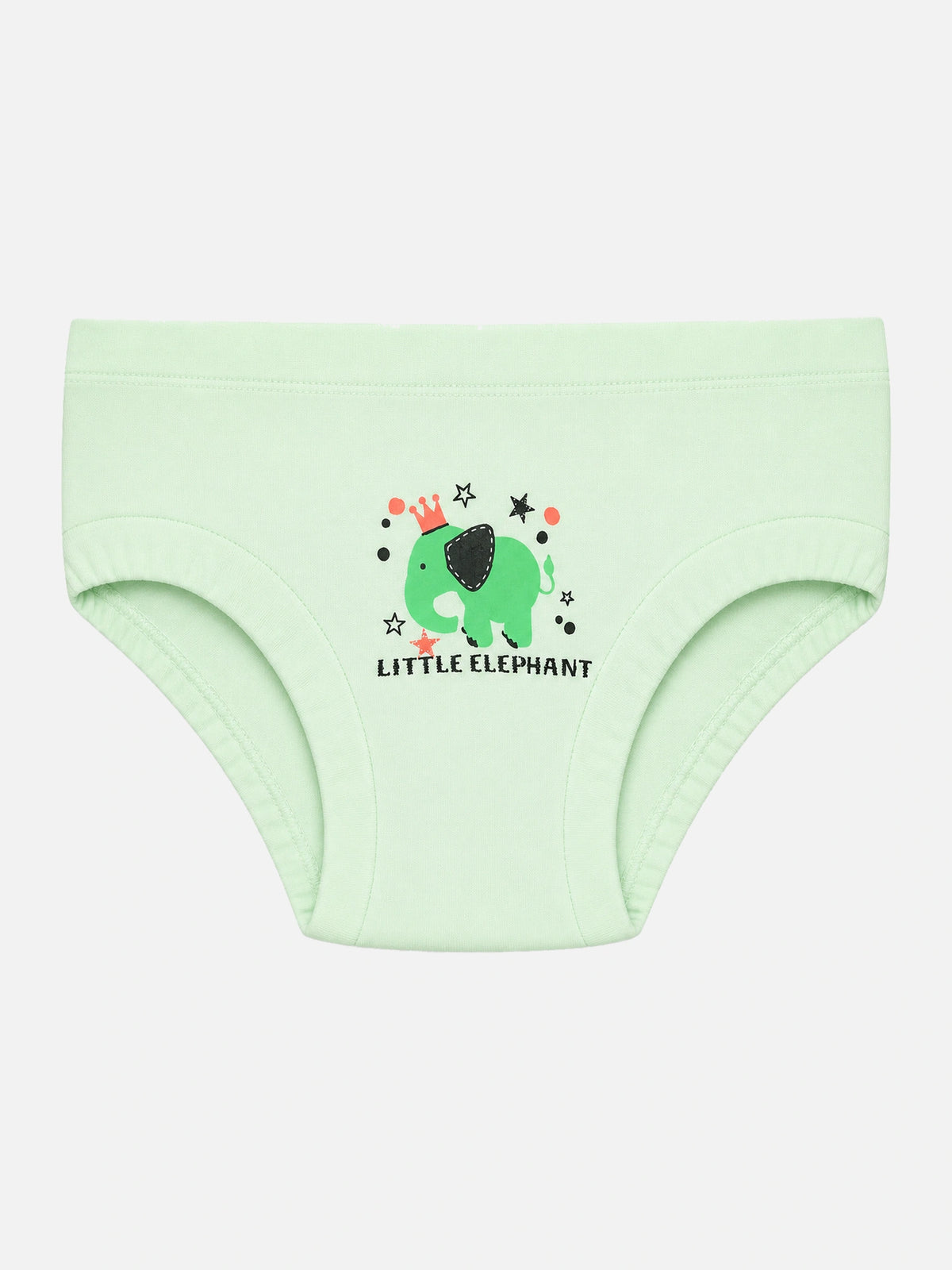 Baby Girls Solid Panty with Inner Elastic Waistband for Comfortable Everyday Innerwear Essentials - Pack of 6