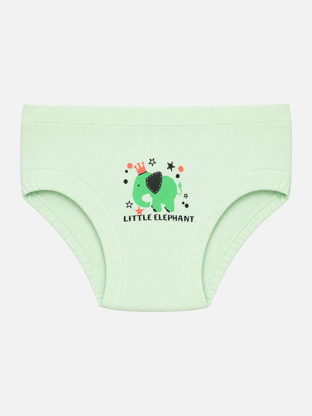 Baby Girls Solid Panty with Inner Elastic Waistband for Comfortable Everyday Innerwear Essentials - Pack of 6