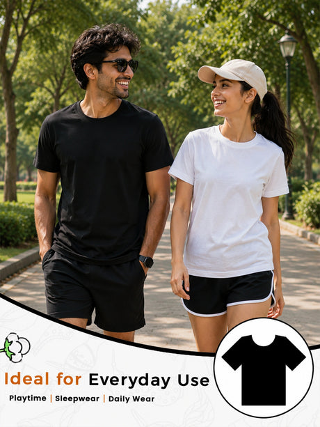 Men T-Shirt Round Neck Half Sleeves
