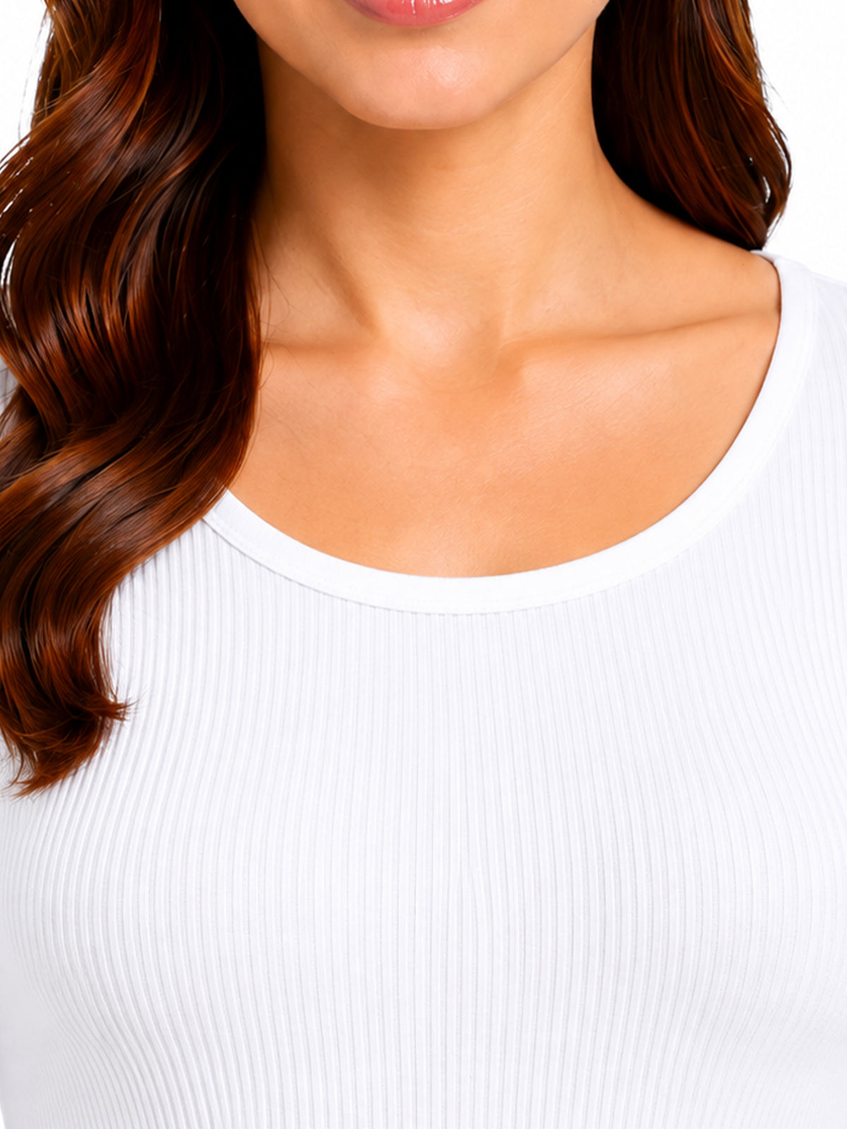 Women Round Neck Full Sleeves Thermal Top for Winter Wear, Warm Base Layer Comfort and Regular Cold Weather Use