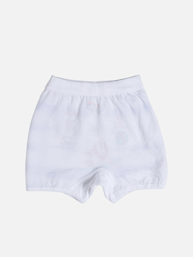 Unisex 100% Cotton Bloomer with Lycra Band for Everyday Innerwear Comfort and Regular Use - Pack of 3