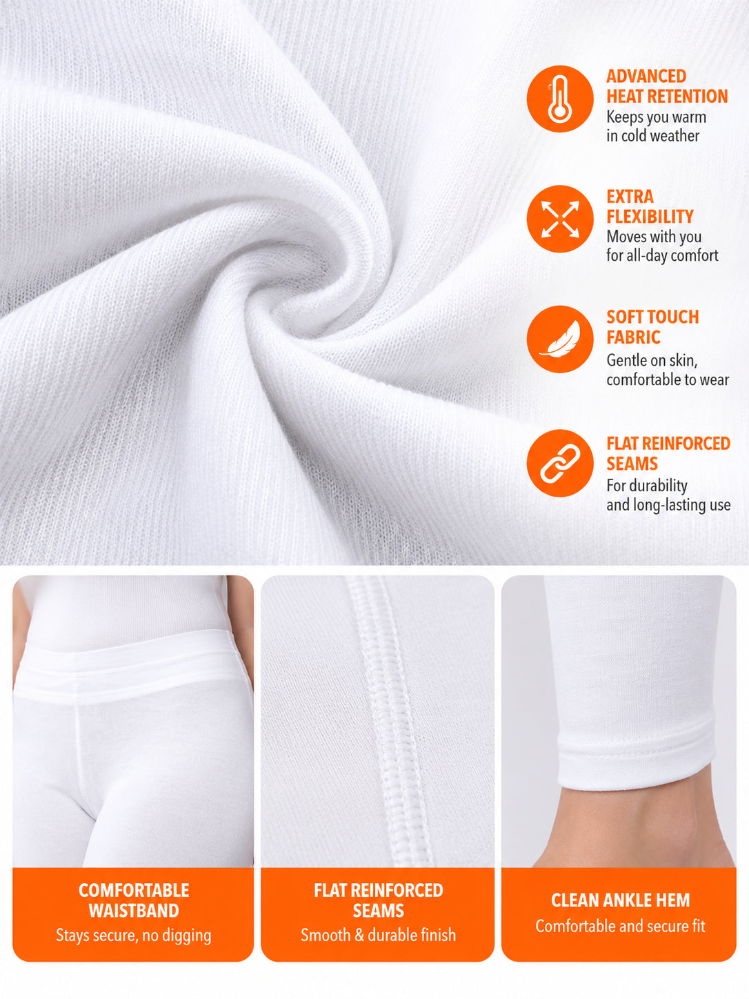 Women Extra Soft Thermal Bottom for Winter Layering, Comfortable Coverage and Cold Weather Essentials - Pack of 1