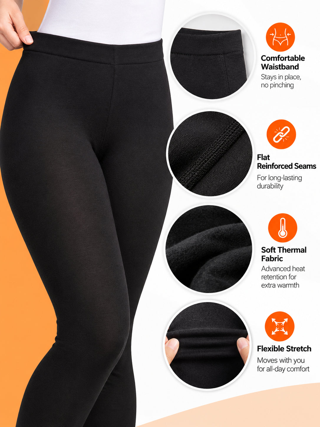 Women Extra Soft Thermal Bottom for Winter Layering, Comfortable Coverage and Cold Weather Essentials - Pack of 1