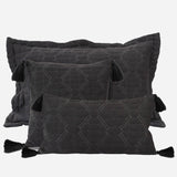 BodyComfy 100% Cotton Hosiery King-Size Fitted Bedcover – Geometrical Quilted Pattern