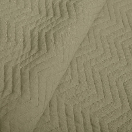 BodyComfy 100% Cotton Hosiery King-Size Fitted Bedcover – Chevron Pattern