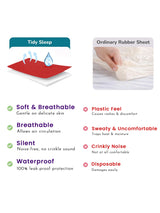Unisex Dry Sheet for Regular Home Use, Comfortable Bedding Support and Everyday Protection Essentials - Pack of 1