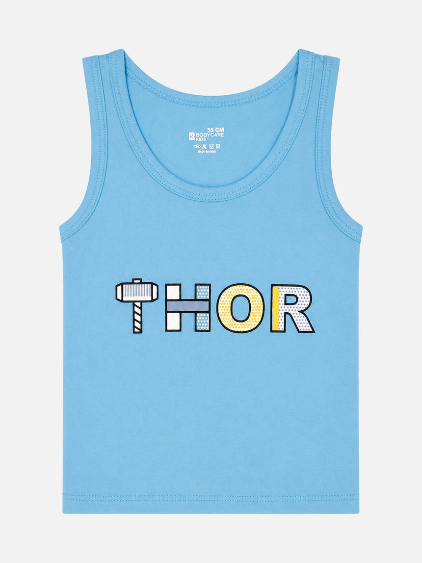 Boys Avengers Vest Round Neck Sleeveless - Pack of 6