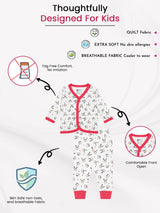 Unisex Thermal Set with Front Open Design and Full Sleeves for Winter Comfort and Easy Cold-Weather Dressing - Pack of 1