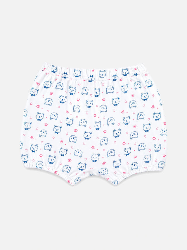 Baby Boys 100% Cotton Trunk with Inner Elastic for Everyday Innerwear Comfort and Regular Use - Pack of 3