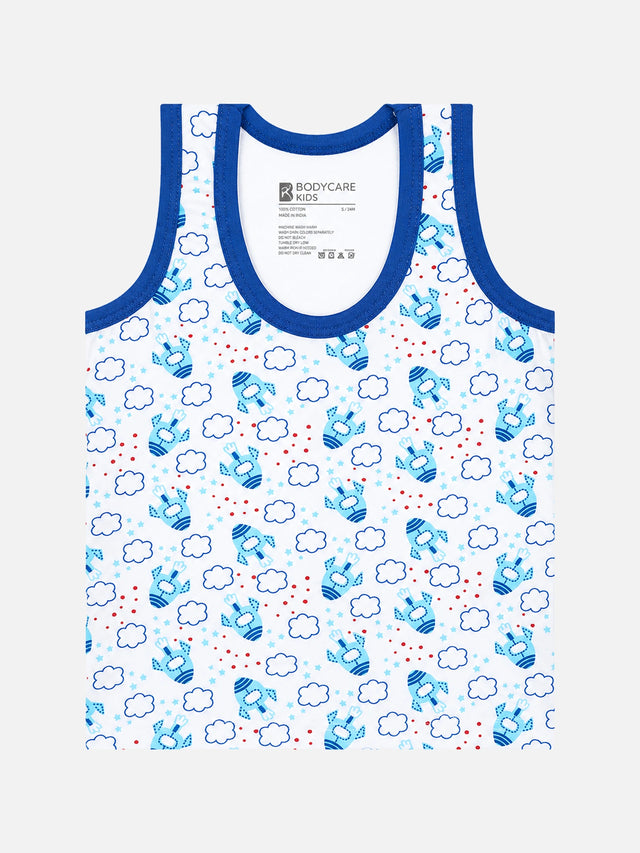 Boys Round Neck Sleeveless Vest Innerwear for Comfortable Daily Wear, Easy Movement and Wardrobe Essentials - Pack of 3