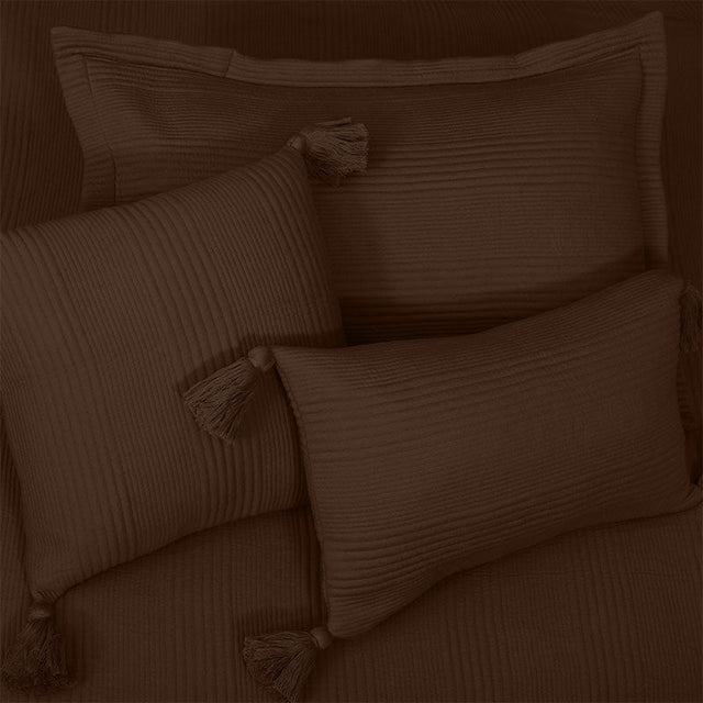 King Size Cotton Jersey Bedcover Camel Beige - Bodycare