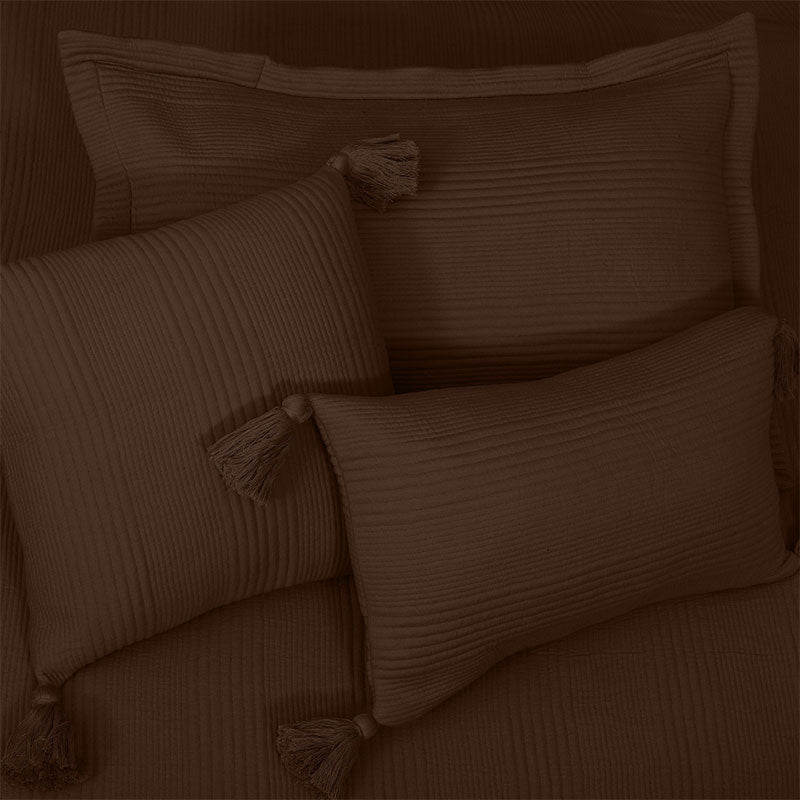 King Size Cotton Jersey Bedcover Camel Beige - Bodycare