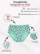 Girls Cotton Spandex Hipster Panty with Ultrasoft Waistband for Everyday Innerwear Comfort - Pack of 3