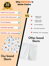 Baby Shorts with Inner Elastic for Everyday Comfort, Easy Movement and Regular Clothing Essentials - Pack of 3