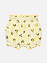 Baby Girls 100% Cotton Bloomers with Regular Fit for Everyday Innerwear Comfort and Baby Essentials - Pack of 3