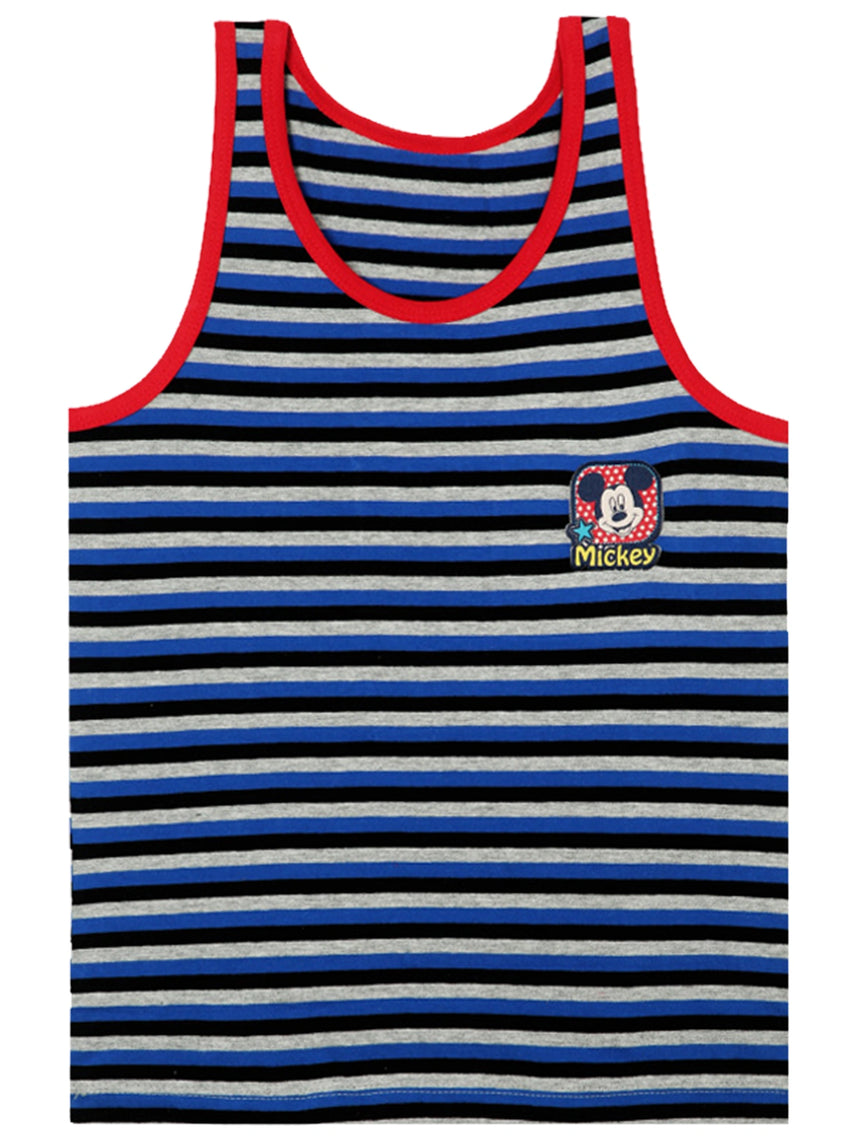 Boys Mickey & Friends Vest Round Neck Sleeveless Pack of 3